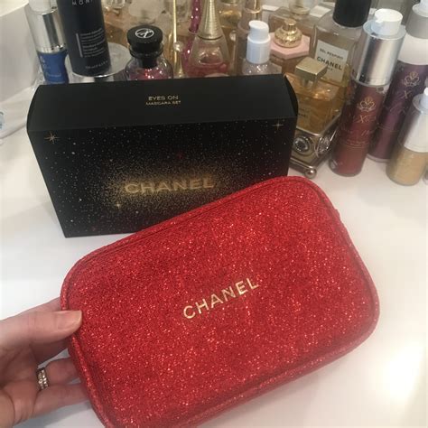 chanel christmas cosmetic bag|More.